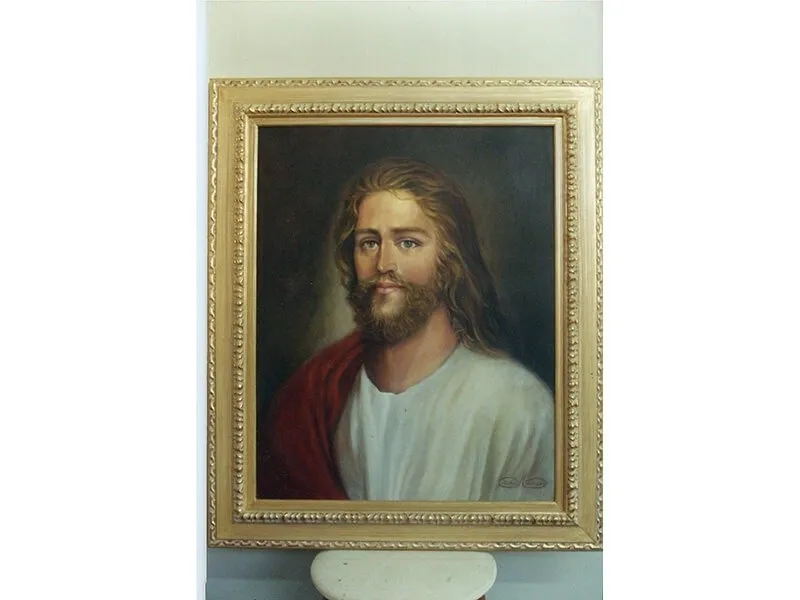 resultado final da restauração quadro jesus