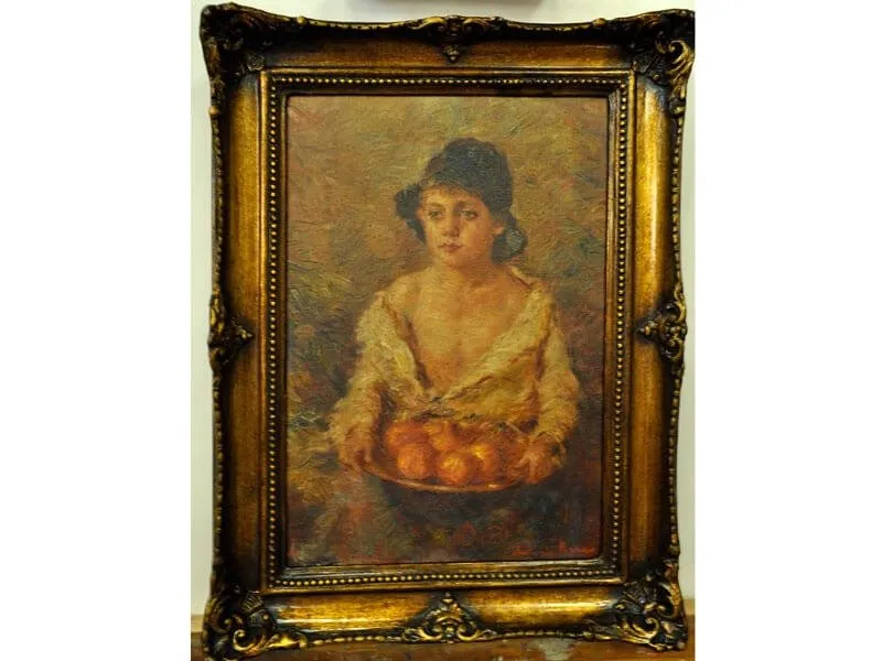 Quadro de Antonio Rocco antes do restauro