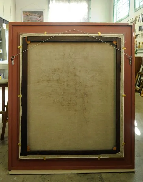 Reintegração cromática das lacunas da pintura