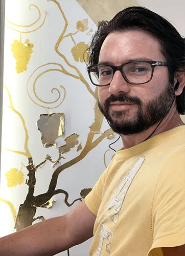 Pintura de igreja: Artista plástico Clayton Caner